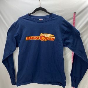 2001 barracudas state team fishing t shirt  size L